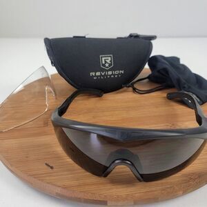 Revision Military‎ Black Glasses With Case & Extras